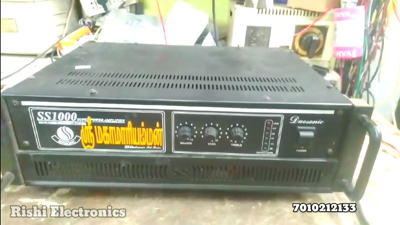 SS 1000 WATTS POWER AMPLIFIER IN OUTPUT TRANSFORMER COIL BRUN (TAMIL)