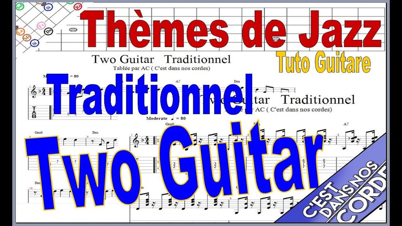 Two Guitar / Traditionnel  /Jazz manouche /Tuto Guitare (Tabs)