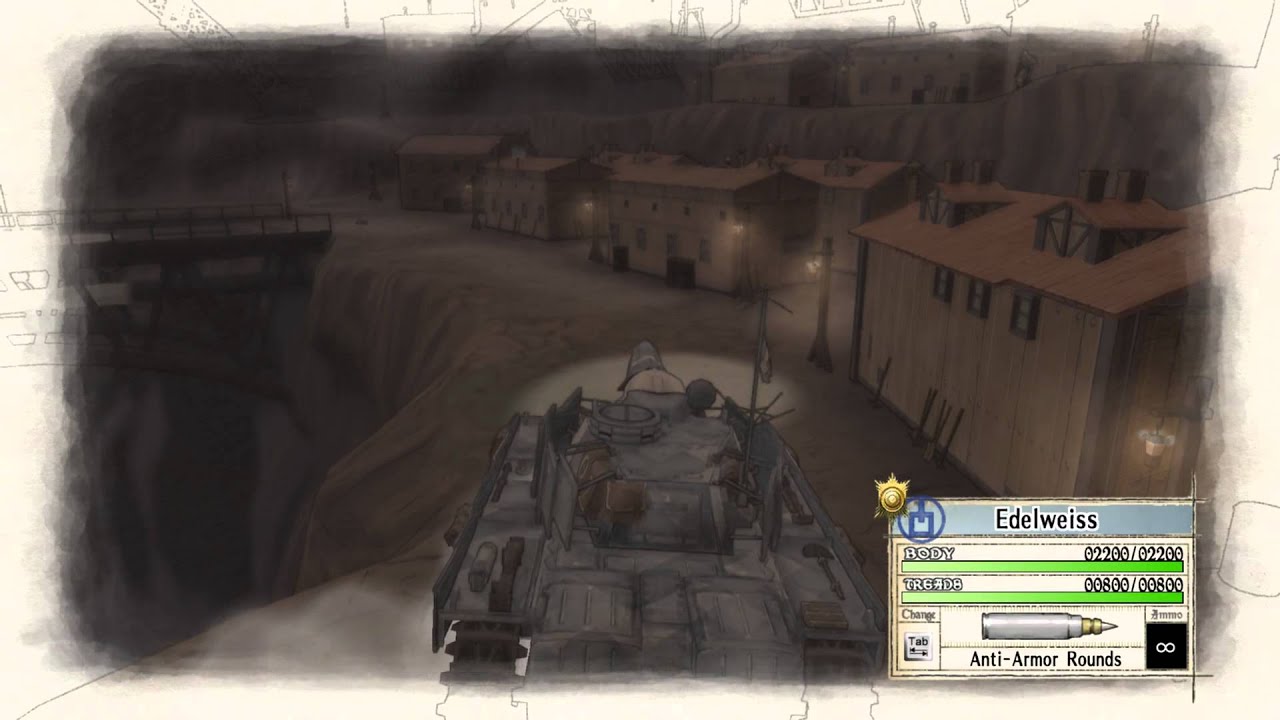 Valkyria Chronicles - Ch. 10: Infiltration of Fouzen (A Rank Ace Killed 60fps)