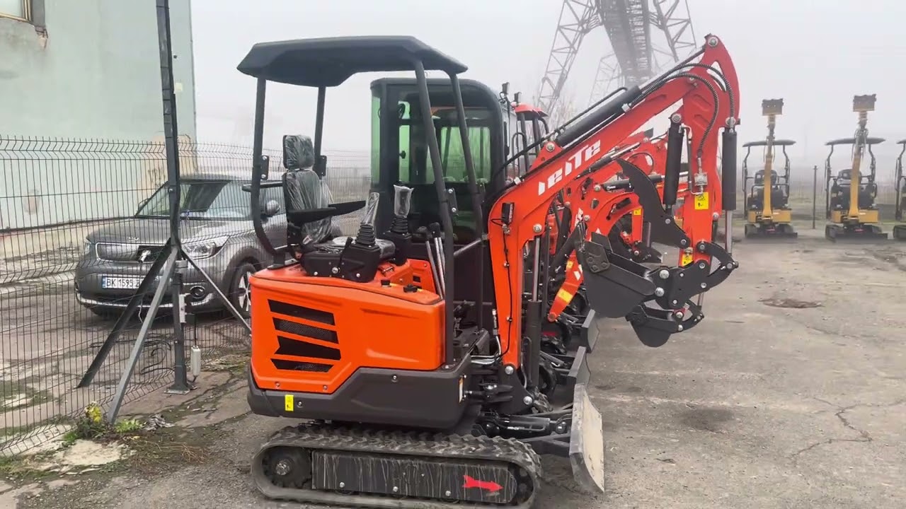 Огляд та ціна міні екскаватора 1800 кг. LeiTe LT1018 у VRM-Техніка