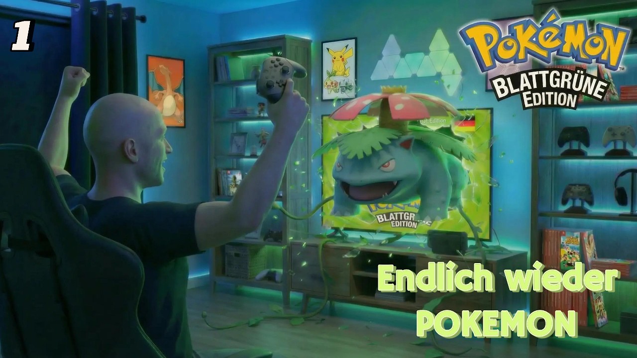 POKEMON BLATTGRÜN EDITION, endlich wieder Pokemon !