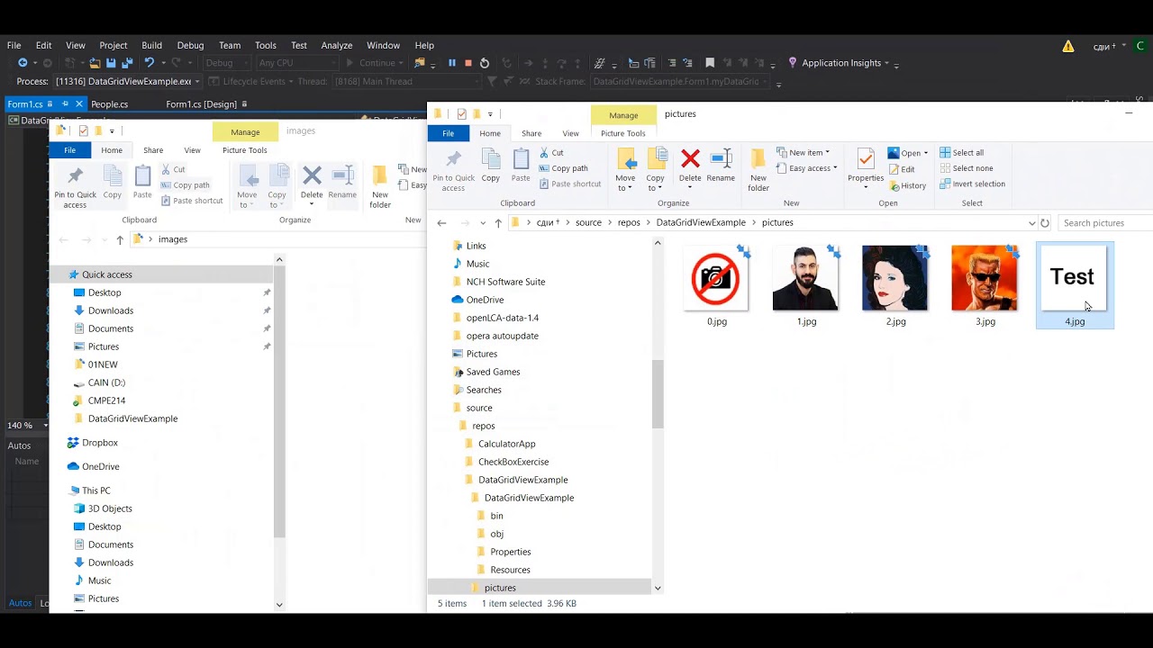 Visual Programming with C# - DataGridView (Part 3)