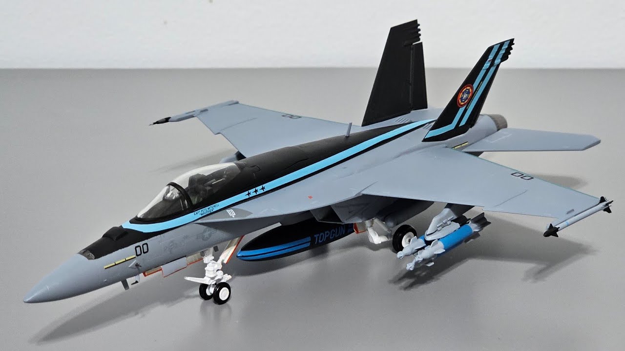 JC Wings 1/72 Top Gun Maverick F/A-18E Super Hornet ATC72007 Diecast Fighter Jet Model Review