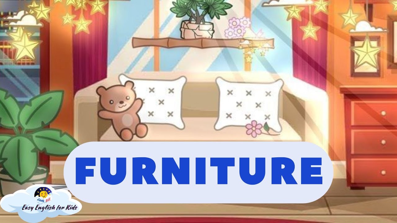 Kids vocabulary - Furniture - Easy English for Kids