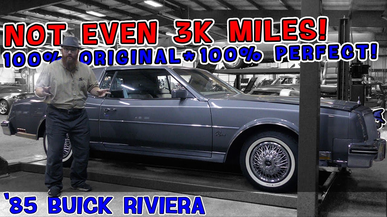 Это не может быть правдой!? Buick Riviera 1985 года из автосалона! CAR WIZARD в восторге! Пробег ...