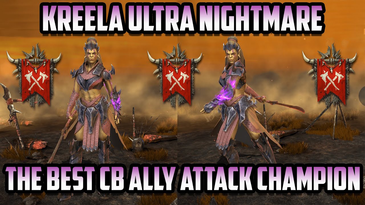 Kreela Witch-Arm is the Best Ally Attack for Clan Boss I Raid Shadow Legends