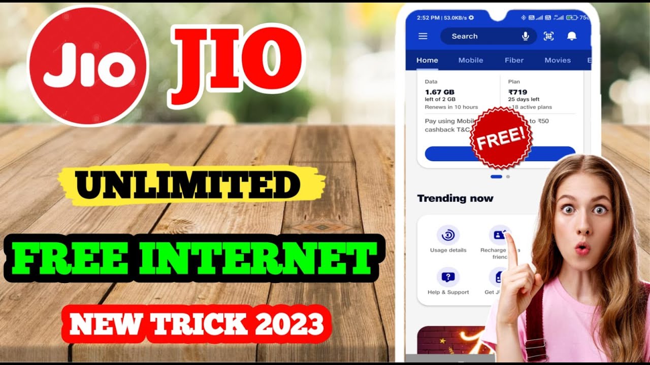 Jio Free Data || Jio Free Internet Trick || Jio Unlimited Data Trick 2023