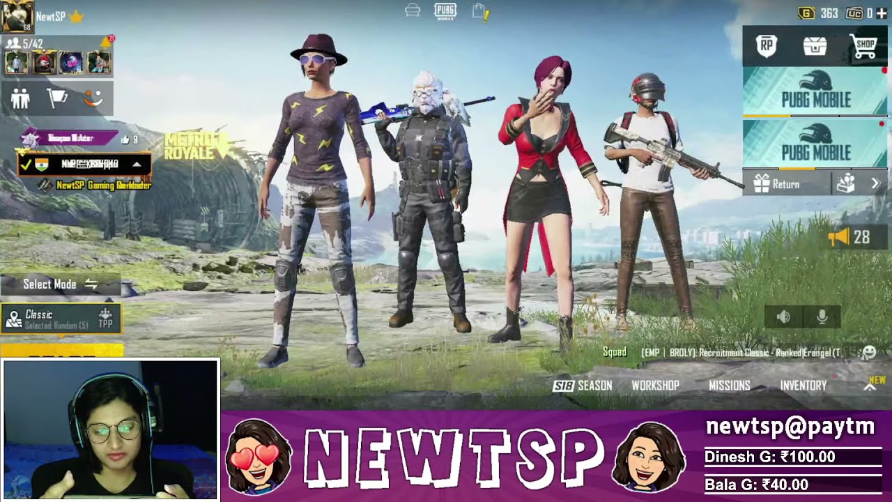 🔴Pubg Mobile Live TAMIL தமிழ் #NewtSP Just Fun Stream  !pet  !insta