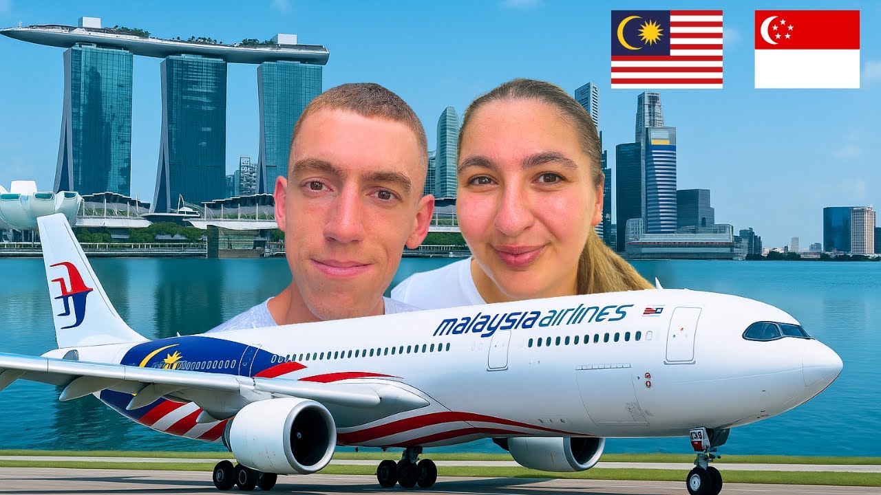 Мы впервые полетели рейсом MALAYSIA AIRLINES из Куала-Лумпура в Сингапур🇲🇾🇸🇬 (стоит ли того?)