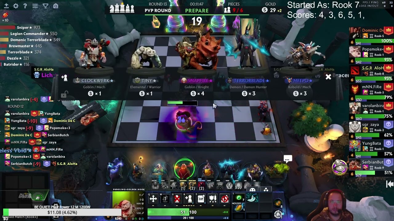 TB 4 Aqirs 4 Beasts! Dota Auto Chess! Season 30!
