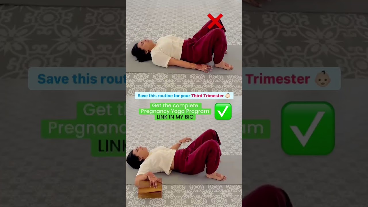 👶🏻 Yoga for normal delivery 🧘🏻&zwj;♀️