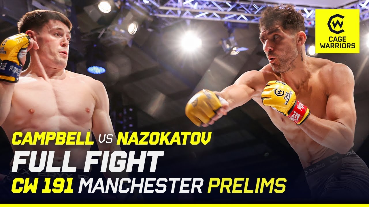 STOPPAGE IN THE THIRD ✅ | Yusuf Nazokatov vs. Ryan Campbell | FULL FIGHT | CW 191 Manchester