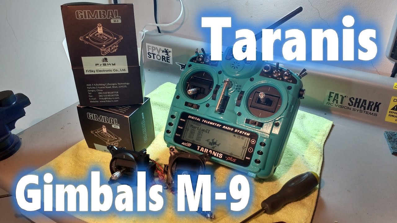 Taranis X9D cambio de gimbals a M-9 paso a paso