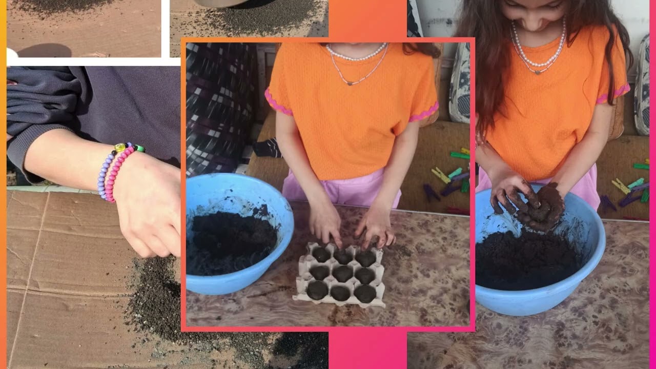 kanuni ilkokulu tohum topları ve bitki ekimi çalışmamız