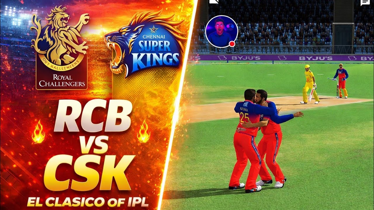 game changer 5 v4.2 RCB VS CSK IPL auction match 😱🔥💥 last ball drama 🔥#gamechanger