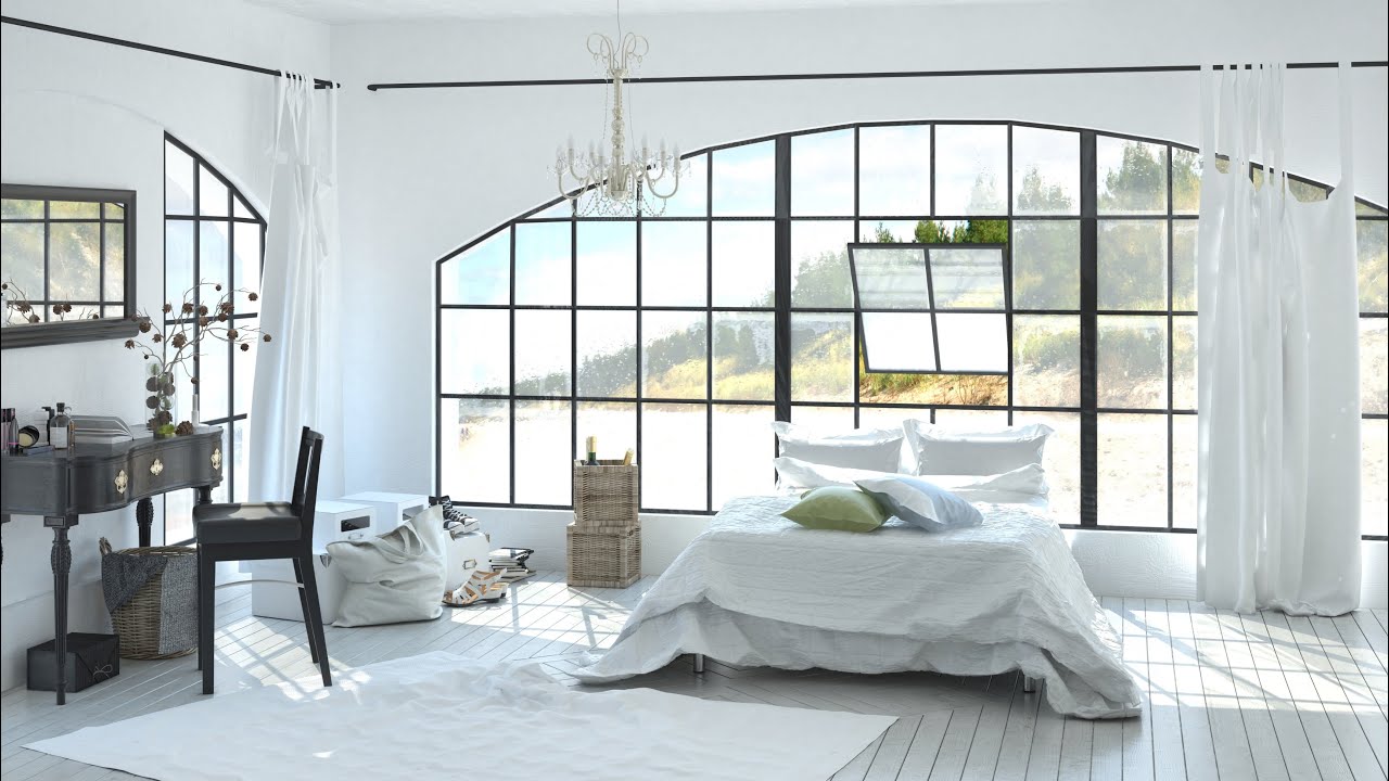 WHITE Bedroom Home Decoration Home Styling ideas