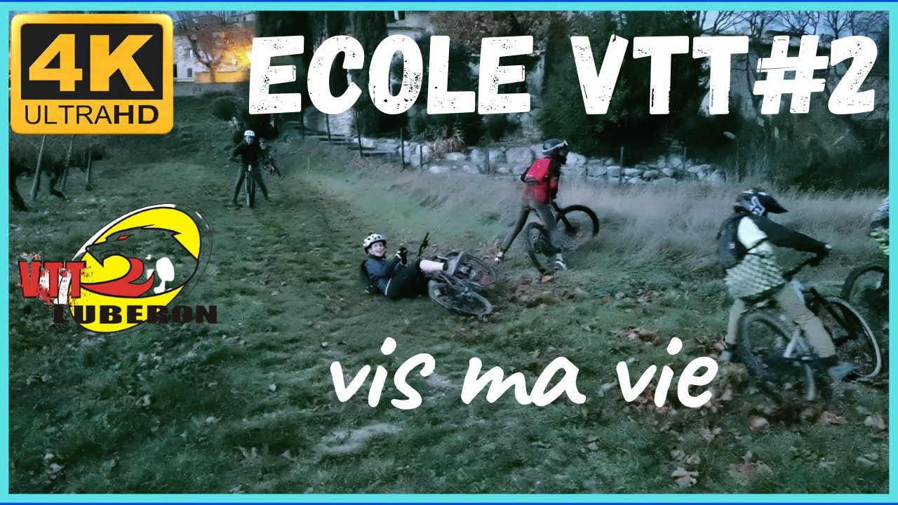 Ecole VTT #2: vis ma vie de moniteur VTT au club VTT luberon. Sauts, pluie,virages.Commentez👍