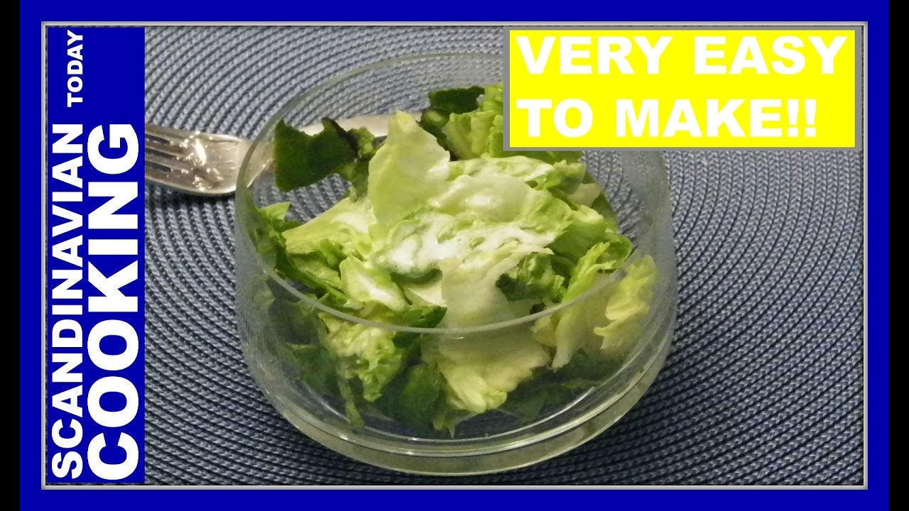 My Grandmother's (Mormor) Danish Creamy Salad Dressing Recipe  for Summer Salads