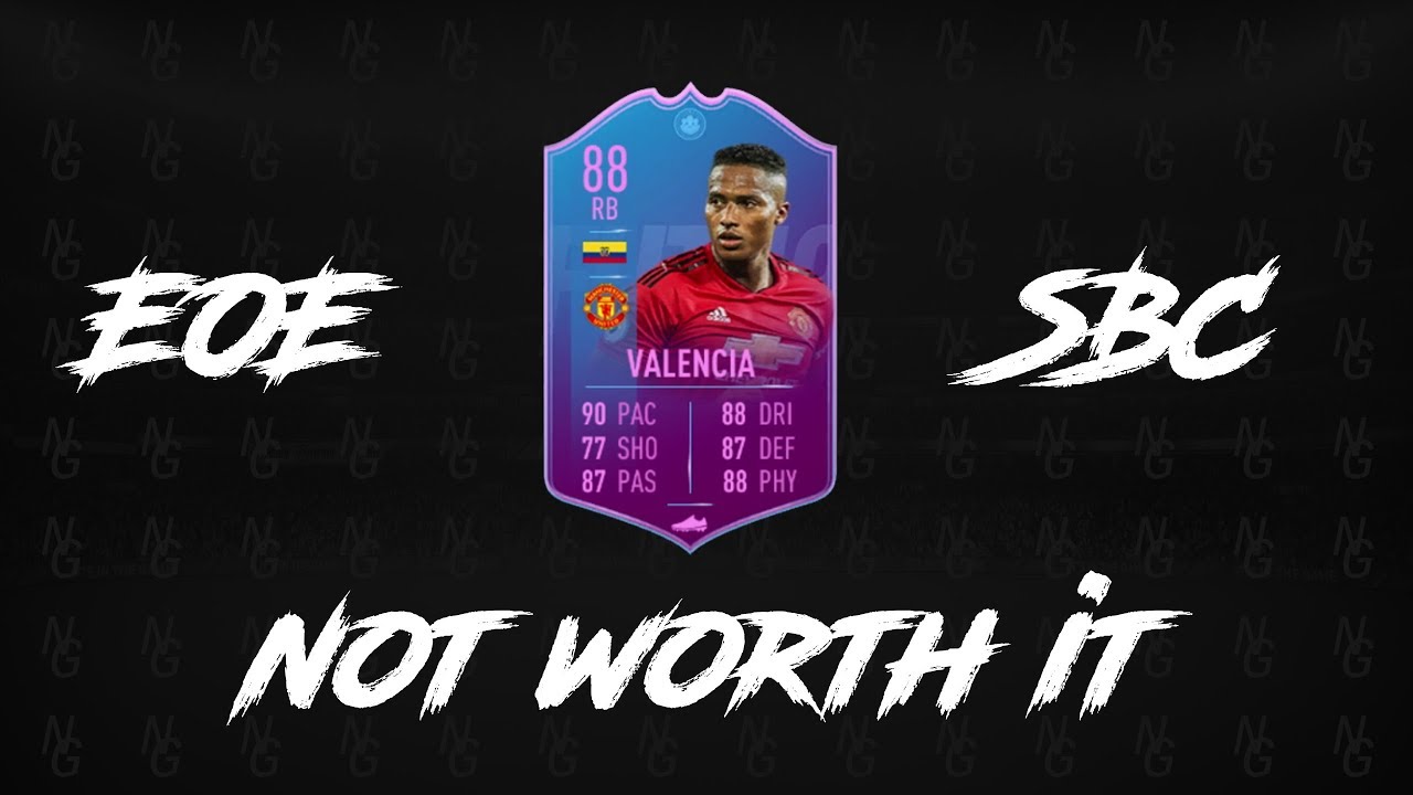 Antonio Valencia ERA SBC - Not worth it and here is why - FIFA 19 Ultimate Team