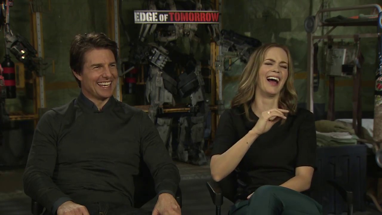 Tom Cruise & Emily Blunt Interview  edge of tomorrow