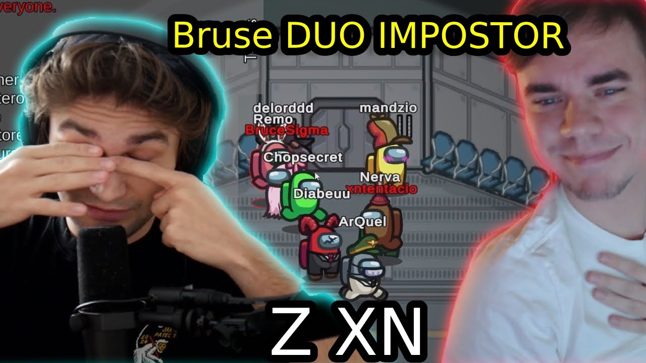 Randombruce Among us z ekipą
