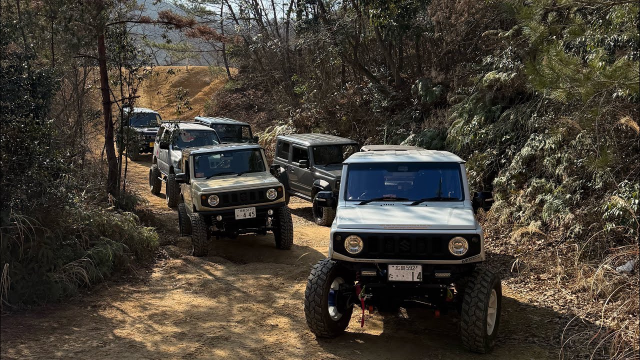 ジムニーJB64 JB74 2ヶ月ぶりのスポーツランド岡山  26/2/22 ①…1セク #suzuki jimny #スズキジムニー  #ジムニーカスタム #スポーツランド岡山 #岡スポ
