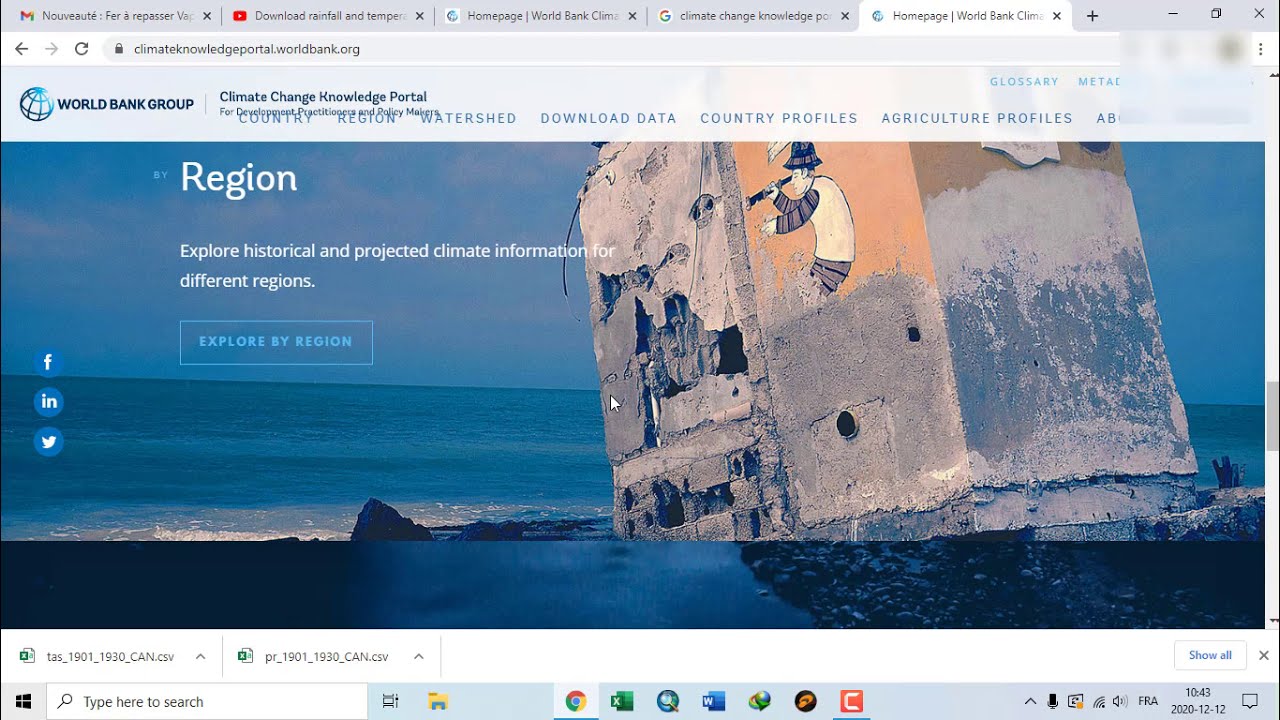 Download Data historical and future climate FREE