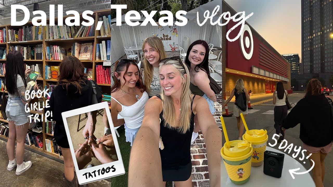 DALLAS VLOG 🇺🇸🤠⭐️  Book girlie trip