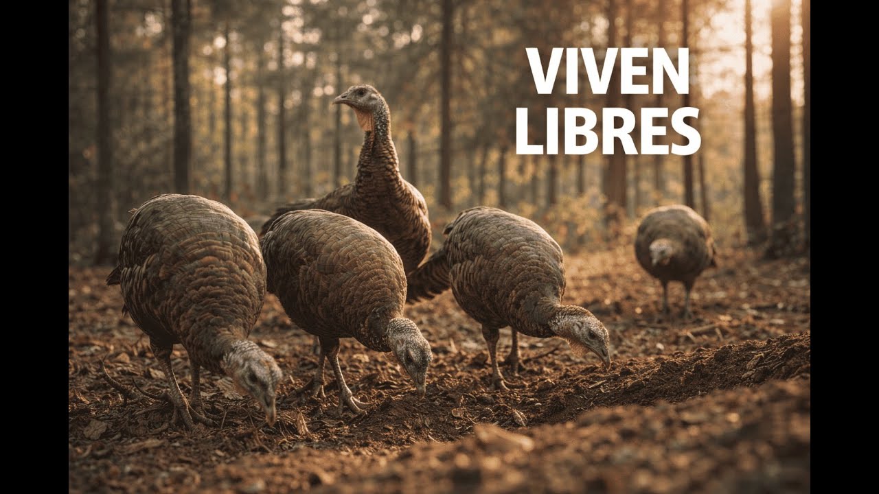 Así viven los pavos salvajes en Norteamérica🦃