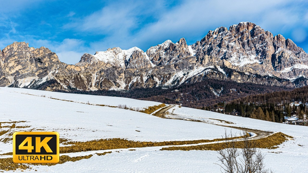 Winter Landscapes In 4K | Silent Snowfields, Icy Forests & Pure Calm