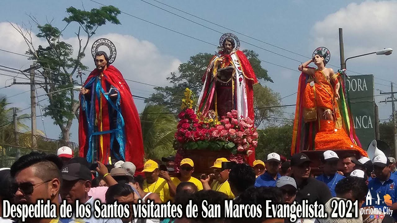 Despedida de los Santos visitantes de San Marcos Evangelista.2021