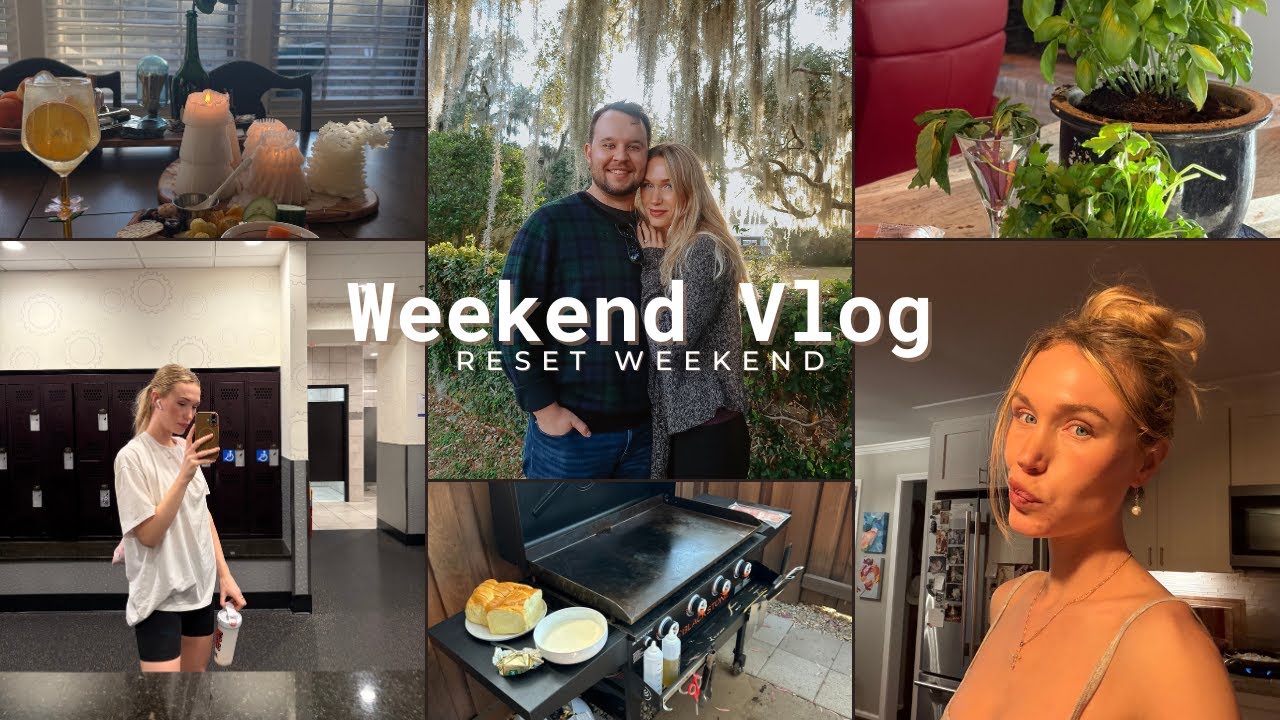 Weekend reset at home: wedding planning updates, cozy dinner ideas, & an ER story time