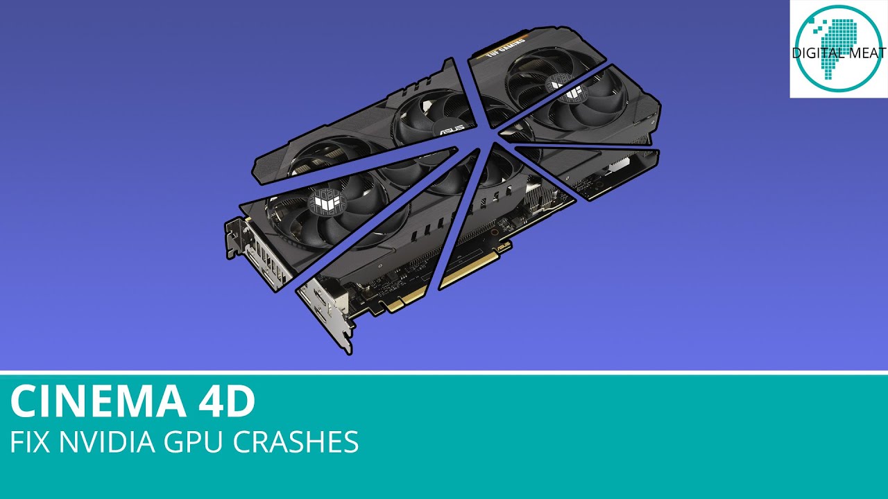 Cinema 4D: устранение сбоев графического процессора Nvidia