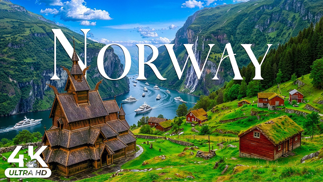 Norway 4K UHD Relaxation Scenic | Wind-Carved Coasts, Open Plateaus & Northern Silence