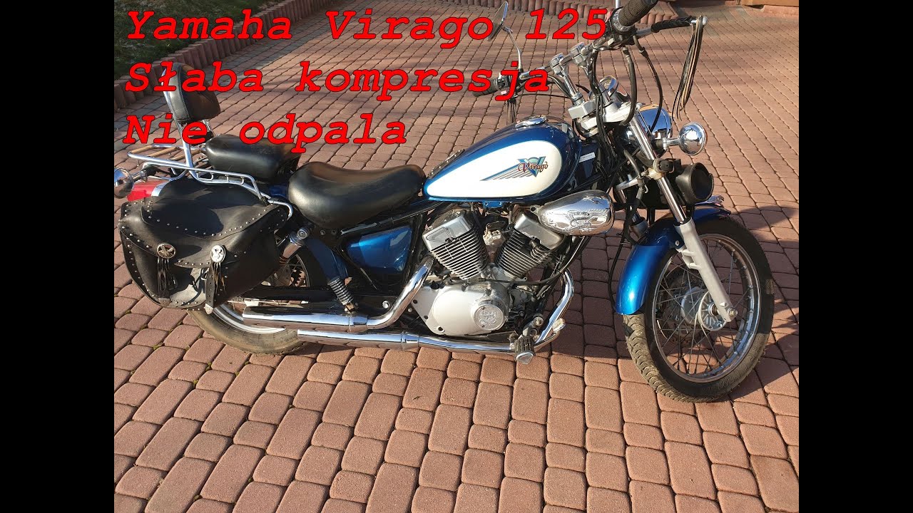 Yamaha Virago 125 brak kompresji, nie odpala.