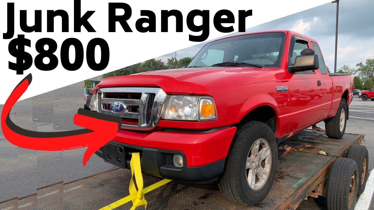 Buying a JUNK 2006 Ford Ranger For UNDER $1,000 [] Fixing and Flipping a CHEAP Ford Ranger