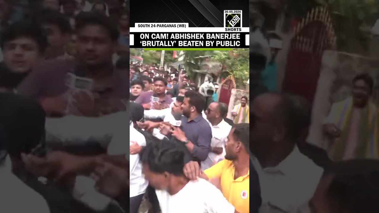 Punches, Kicks on Cam!  TMC leader Abhishek Banerjee &lsquo;brutally&rsquo; beaten by public | West Bengal