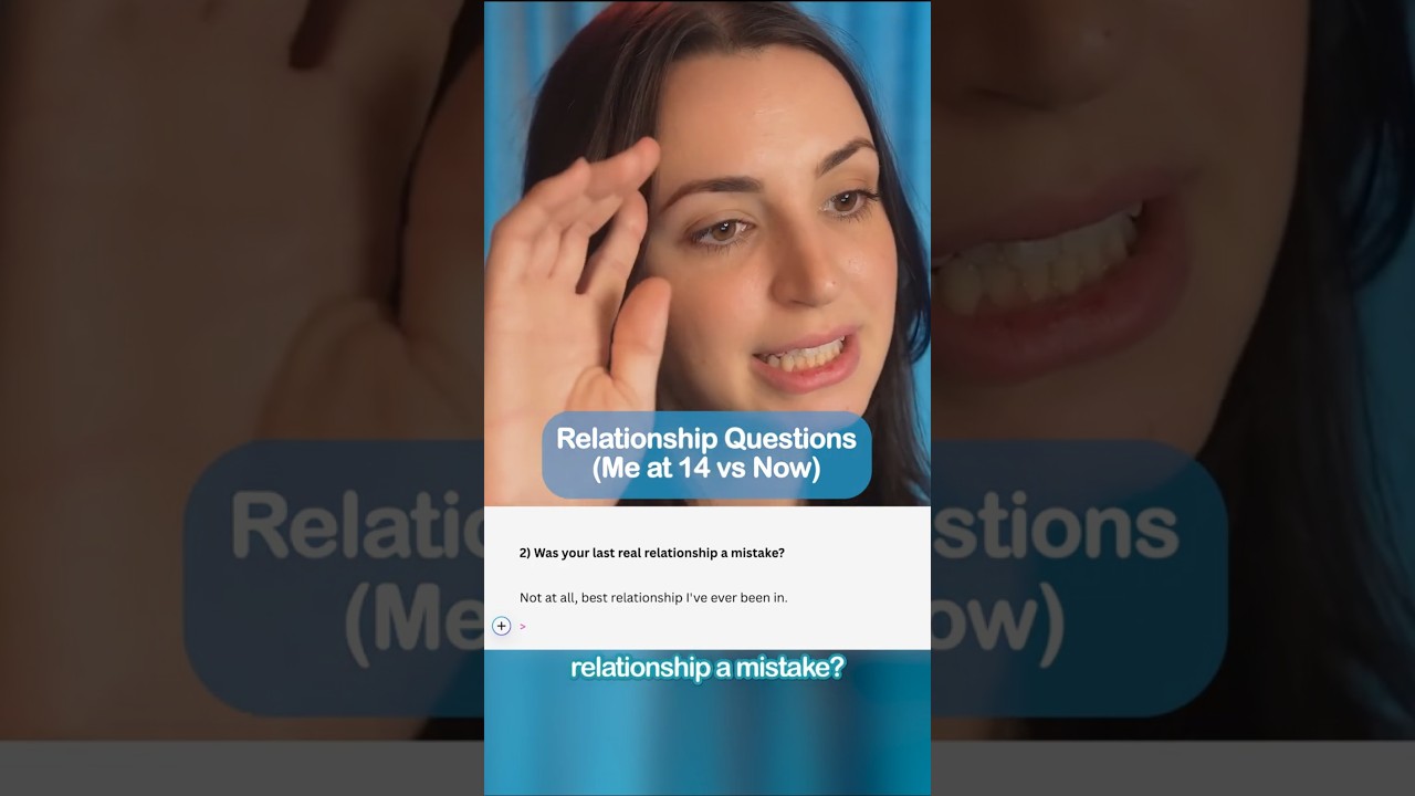 ASMR - Relationship Questions (My answers at 14 vs now!) #shorts