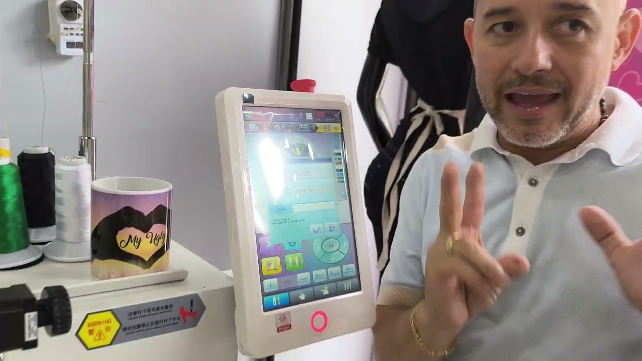 Clave máquina Bordadora codigo de seguridad y bloqueo dajao A15 como desbloquear mi bordadora