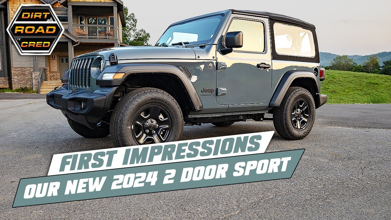 Our NEW 2024 Jeep Wrangler 2 Door Sport!