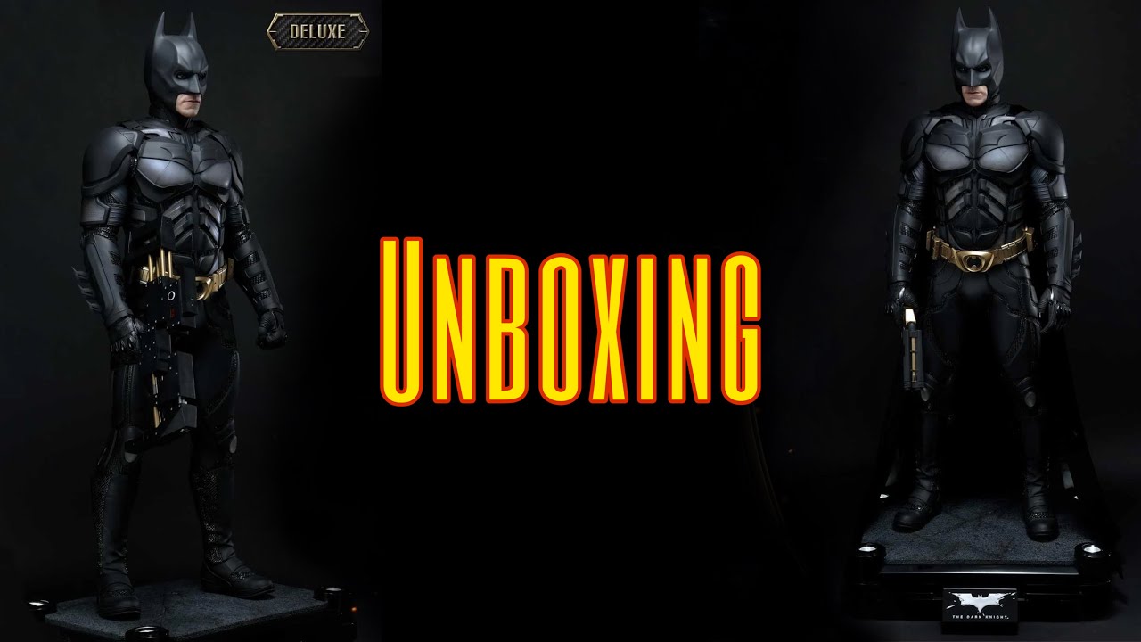 Unboxing 1/2 Christian Bale Batman Dark Knight | Prime1