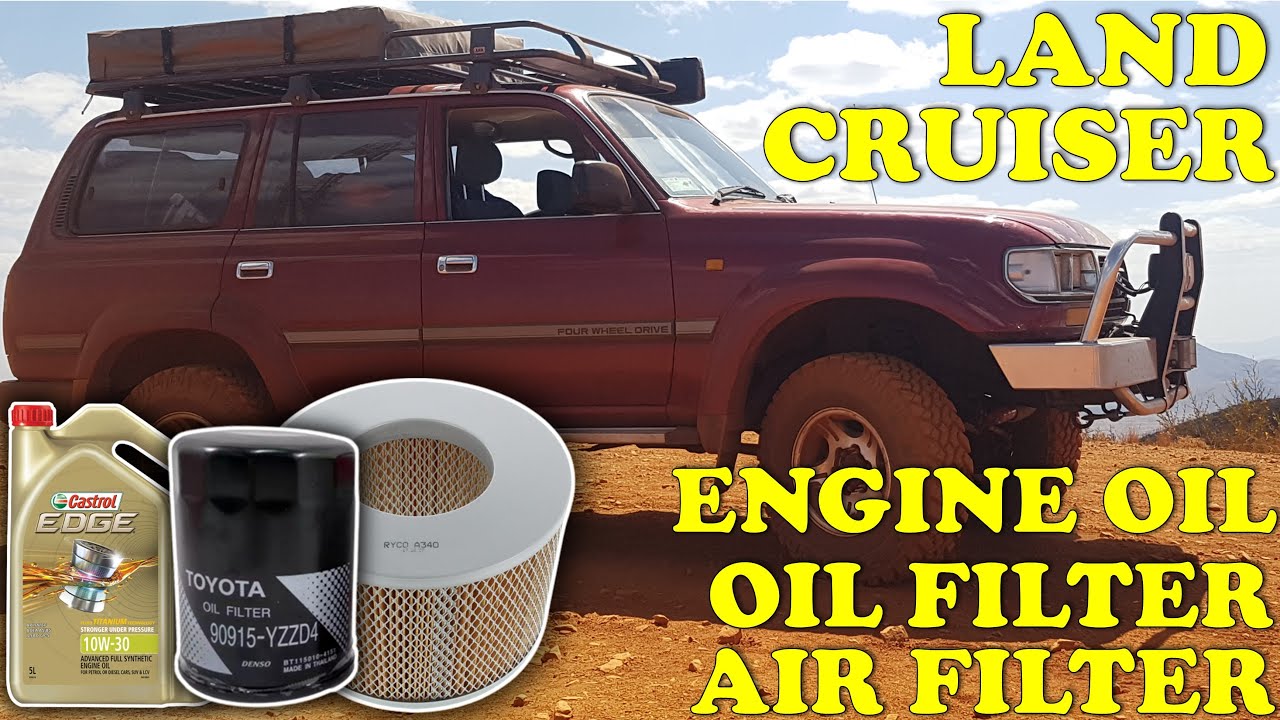 Toyota Landcruiser 80 Series - Oil Change, Oil Filter, Air Filter  (FZJ70/FZJ80/FZJ105)