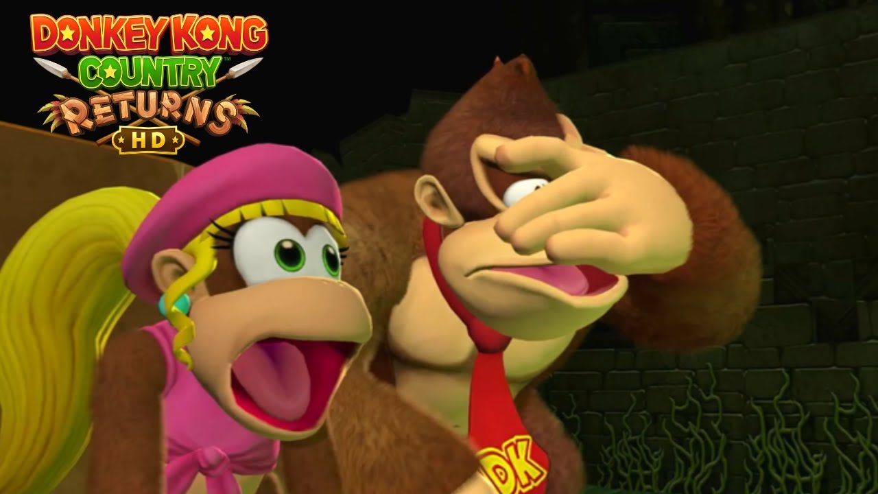 This game just got an amazing update! - Donkey Kong Country Returns HD.