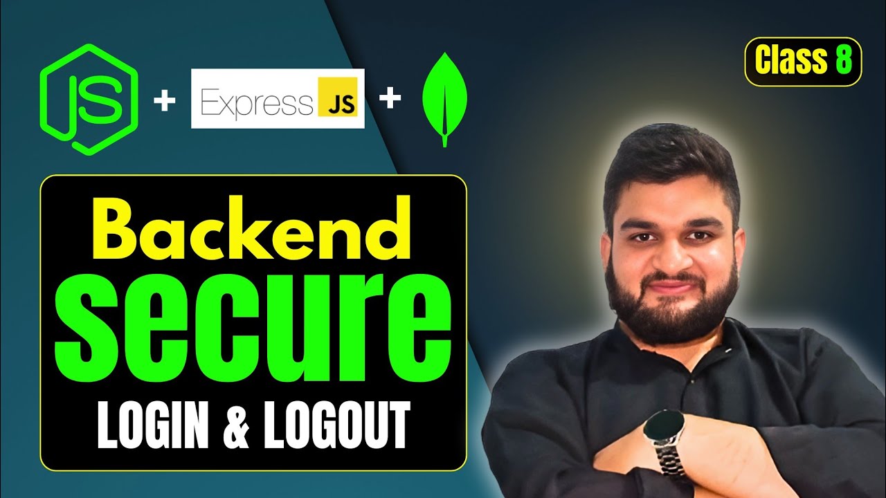 Node.js & Express.js Secure Login & Logout System with JWT, Sessions & MongoDB