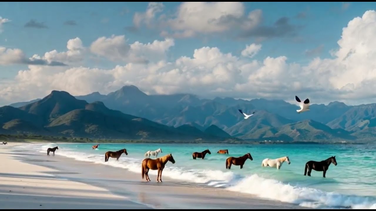 Relax With Jamaican Beach and Horses