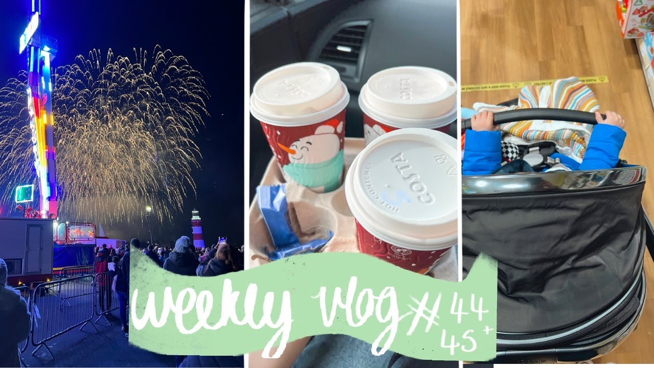 WEEKLY VLOG #44 & #45 | COSTA CHRISTMAS, FIREWORK NIGHT 2021 & IPHONE 13