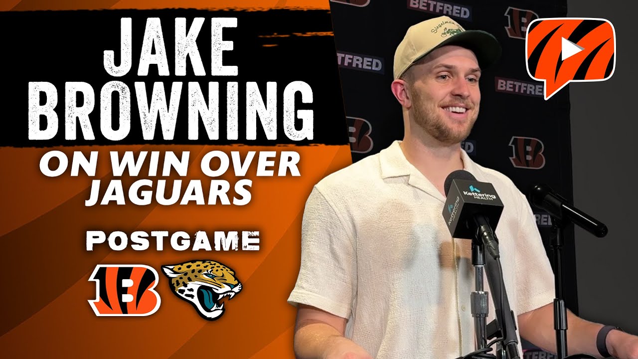 Jake Browning Reacts to Bengals Win Over Jaguars | MNF Week 13