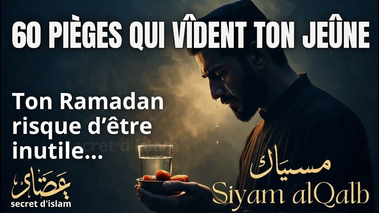 Ramadan 2026 : Les 60 Pièges Silencieux Qui Te Volent Le Paradis