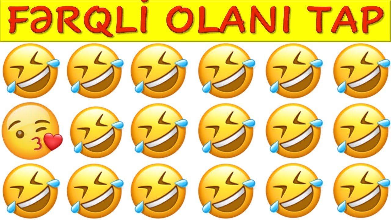 Fərqli Olanı Tap 5 I Fərqi tap oyunu I Çətinlik: Orta