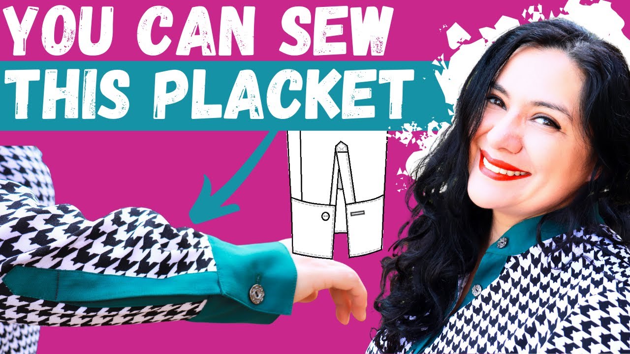NEAT Sleeve placket. An AMAZING feature. You CAN DO IT TOO! Ft Aria (Love Notions). Step by Step.